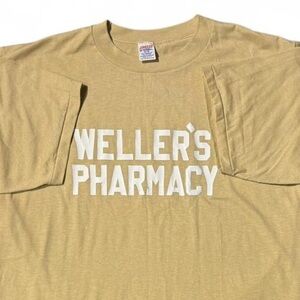 70s VINTAGE SOCCER TEAM TAN SINGLE STITCH TEE XL